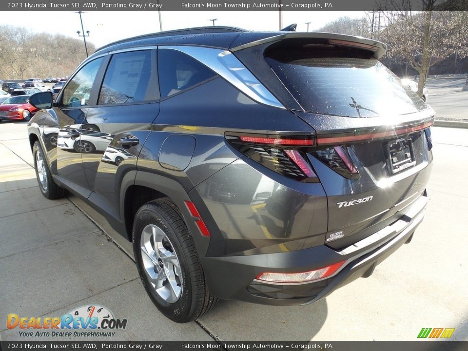 2023 Hyundai Tucson SEL AWD Portofino Gray / Gray Photo #5
