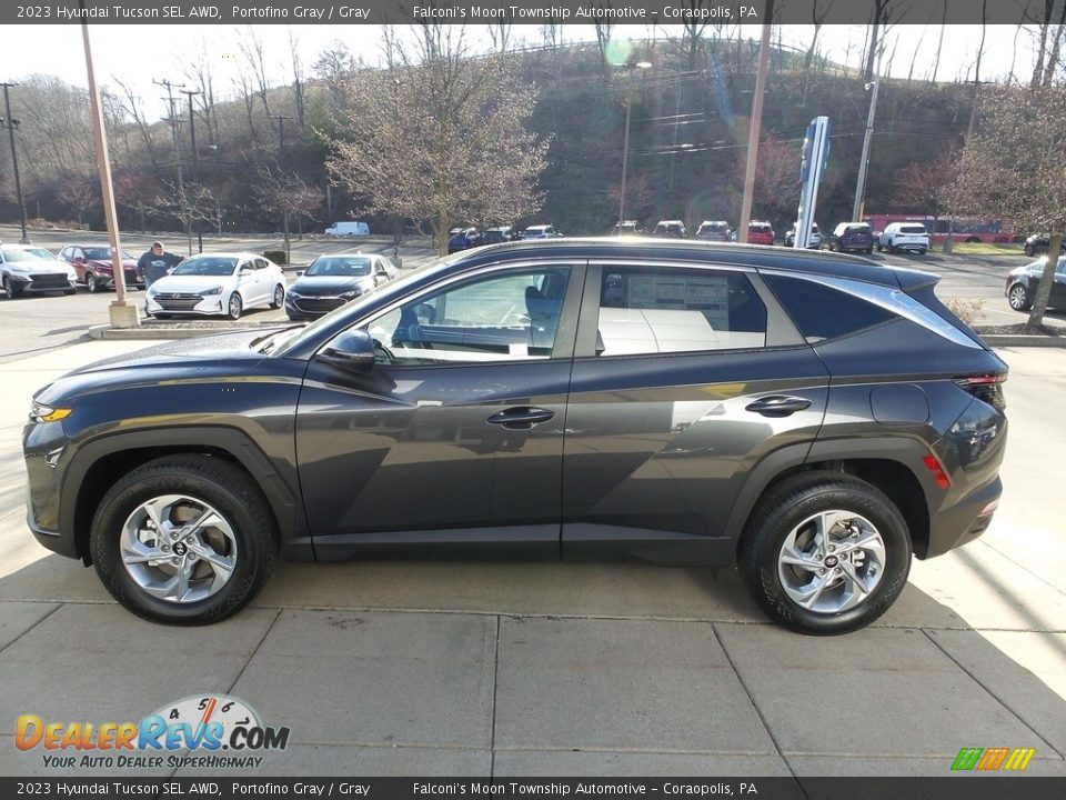 2023 Hyundai Tucson SEL AWD Portofino Gray / Gray Photo #6