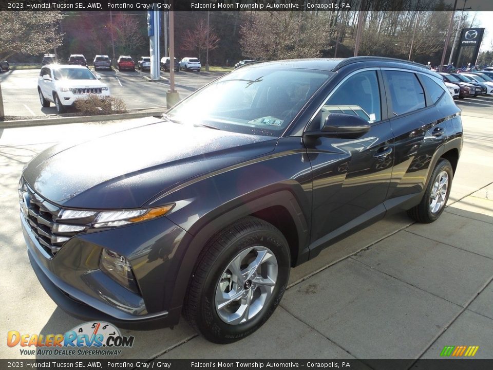 2023 Hyundai Tucson SEL AWD Portofino Gray / Gray Photo #7