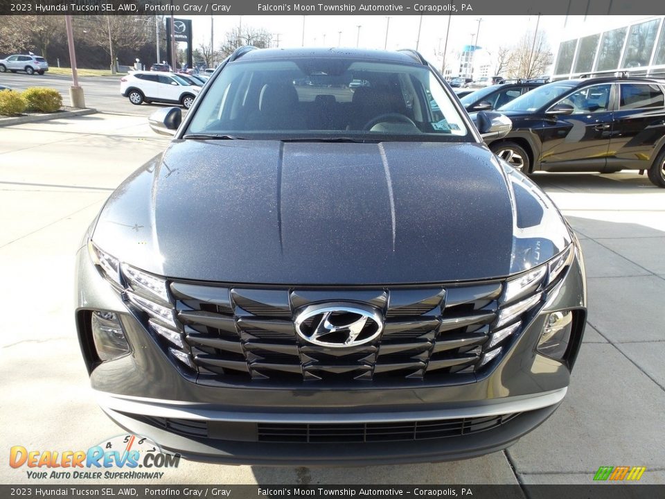 2023 Hyundai Tucson SEL AWD Portofino Gray / Gray Photo #8