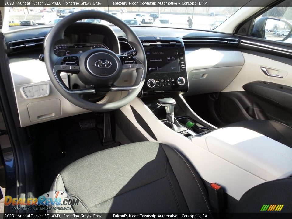 2023 Hyundai Tucson SEL AWD Portofino Gray / Gray Photo #13