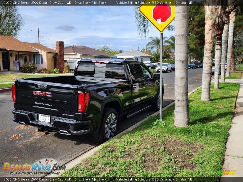 2022 GMC Sierra 1500 Denali Crew Cab 4WD Onyx Black / Jet Black Photo #4