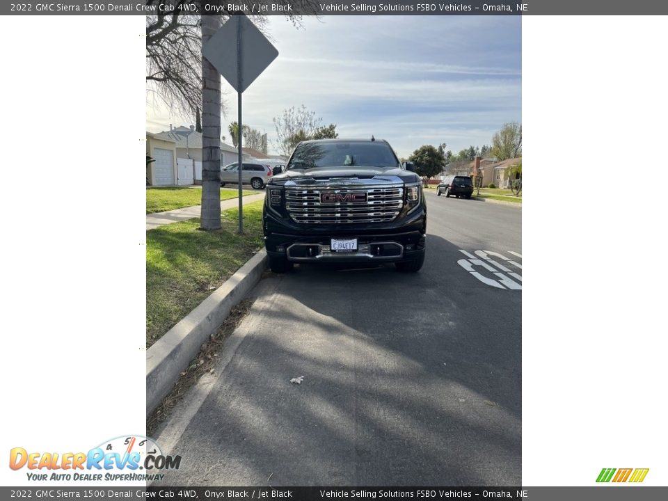 2022 GMC Sierra 1500 Denali Crew Cab 4WD Onyx Black / Jet Black Photo #6