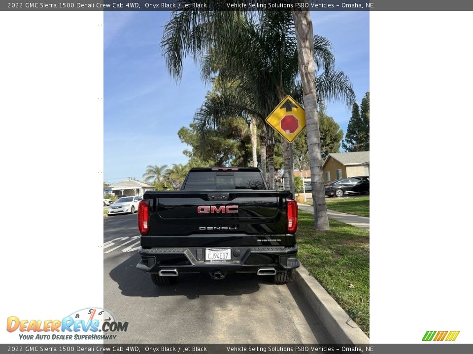 2022 GMC Sierra 1500 Denali Crew Cab 4WD Onyx Black / Jet Black Photo #7