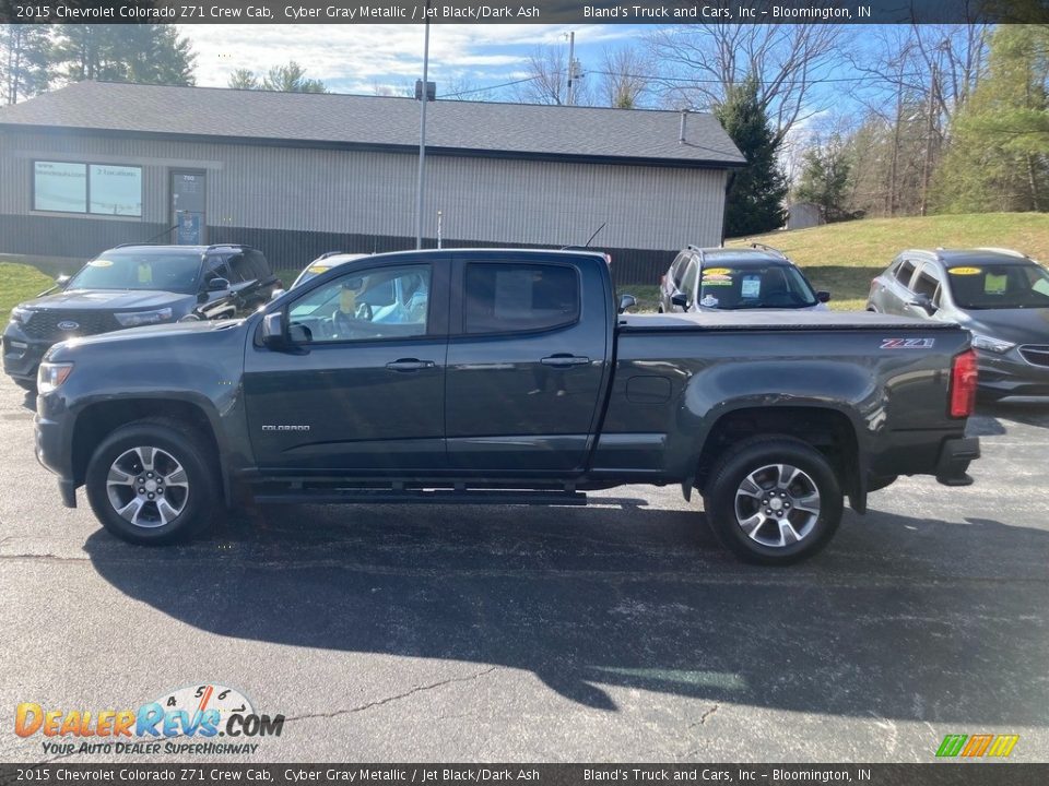 2015 Chevrolet Colorado Z71 Crew Cab Cyber Gray Metallic / Jet Black/Dark Ash Photo #1