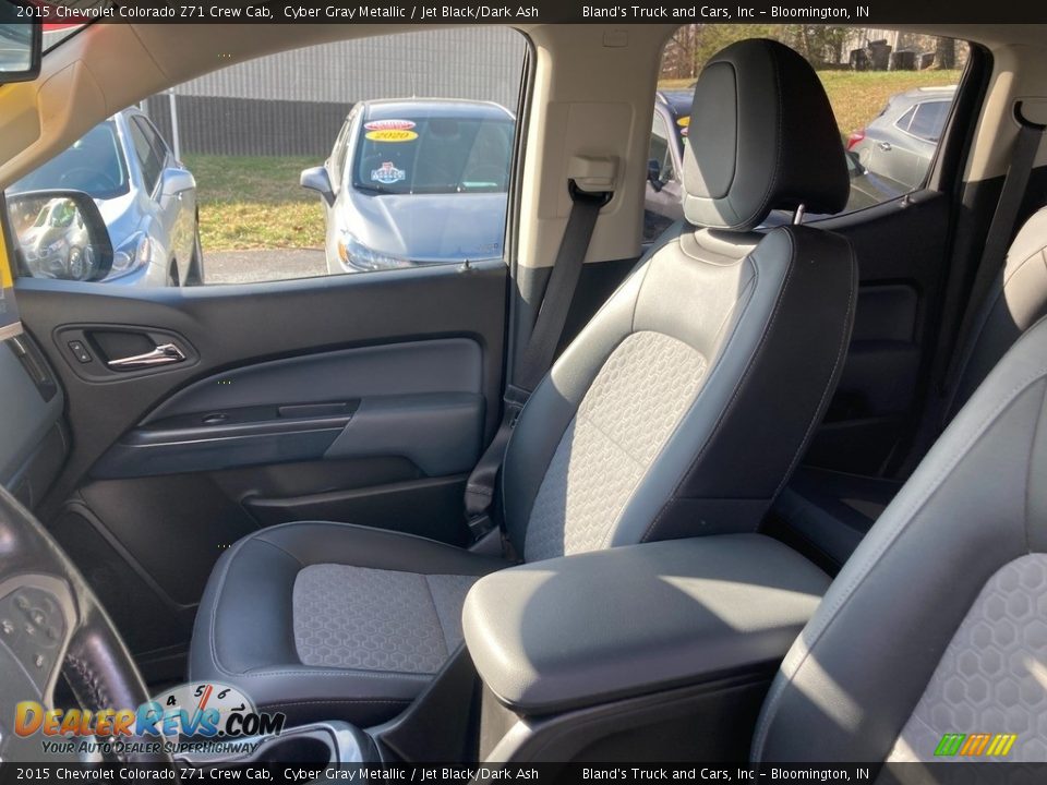 2015 Chevrolet Colorado Z71 Crew Cab Cyber Gray Metallic / Jet Black/Dark Ash Photo #12