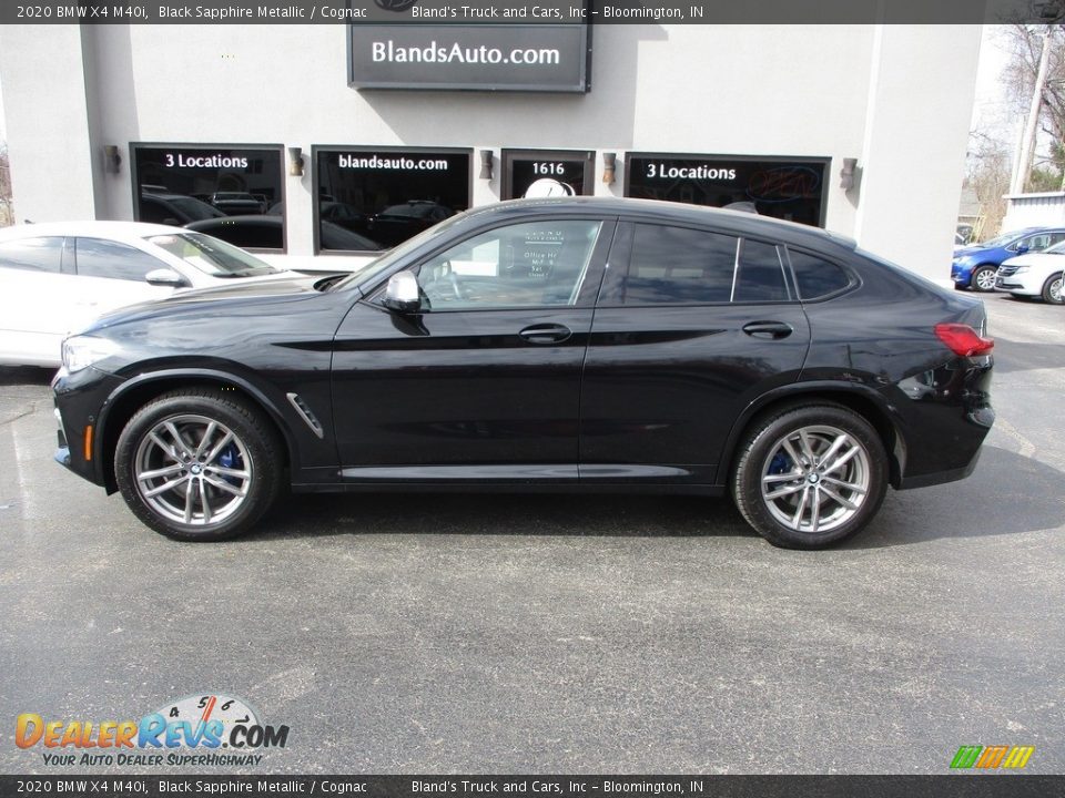 2020 BMW X4 M40i Black Sapphire Metallic / Cognac Photo #1
