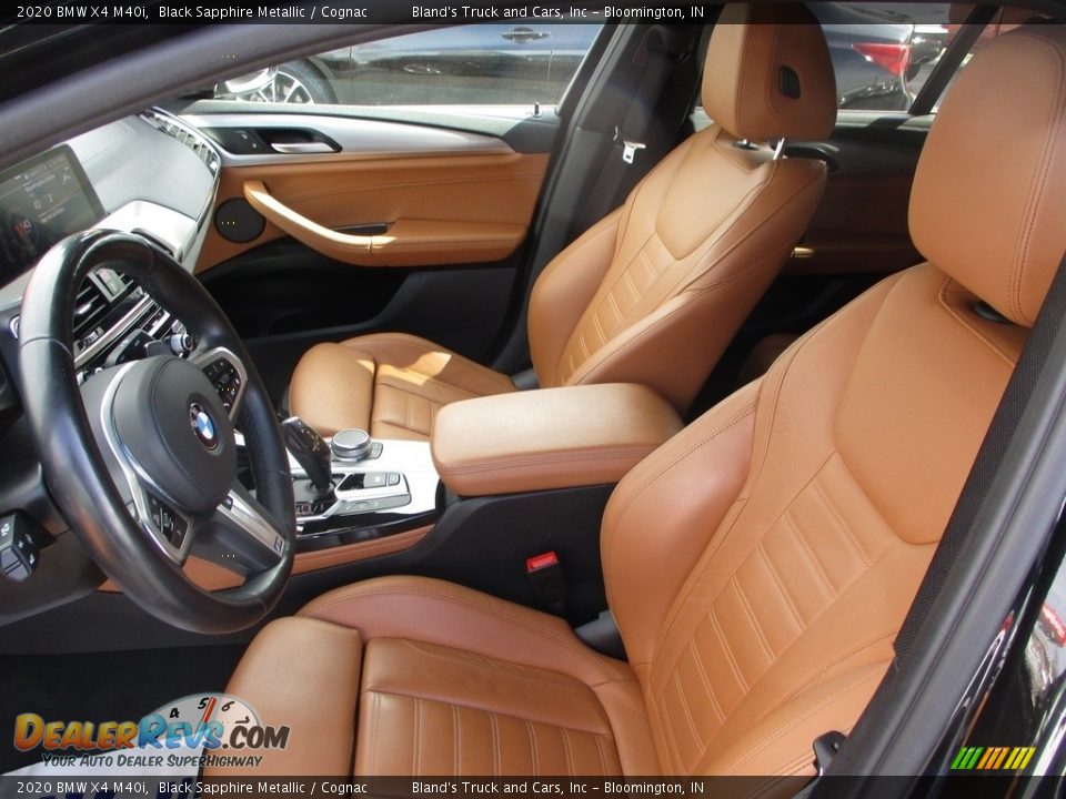 2020 BMW X4 M40i Black Sapphire Metallic / Cognac Photo #7