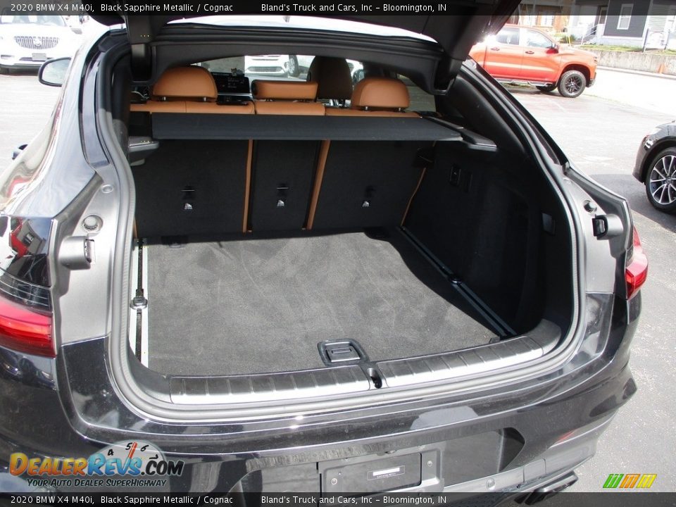2020 BMW X4 M40i Black Sapphire Metallic / Cognac Photo #9
