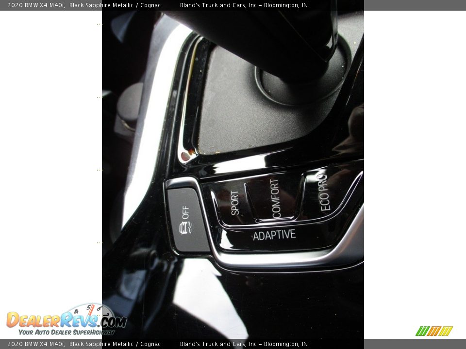 2020 BMW X4 M40i Black Sapphire Metallic / Cognac Photo #25