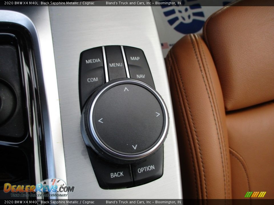2020 BMW X4 M40i Black Sapphire Metallic / Cognac Photo #26