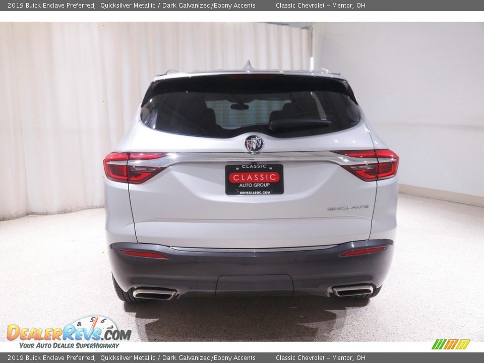 2019 Buick Enclave Preferred Quicksilver Metallic / Dark Galvanized/Ebony Accents Photo #21