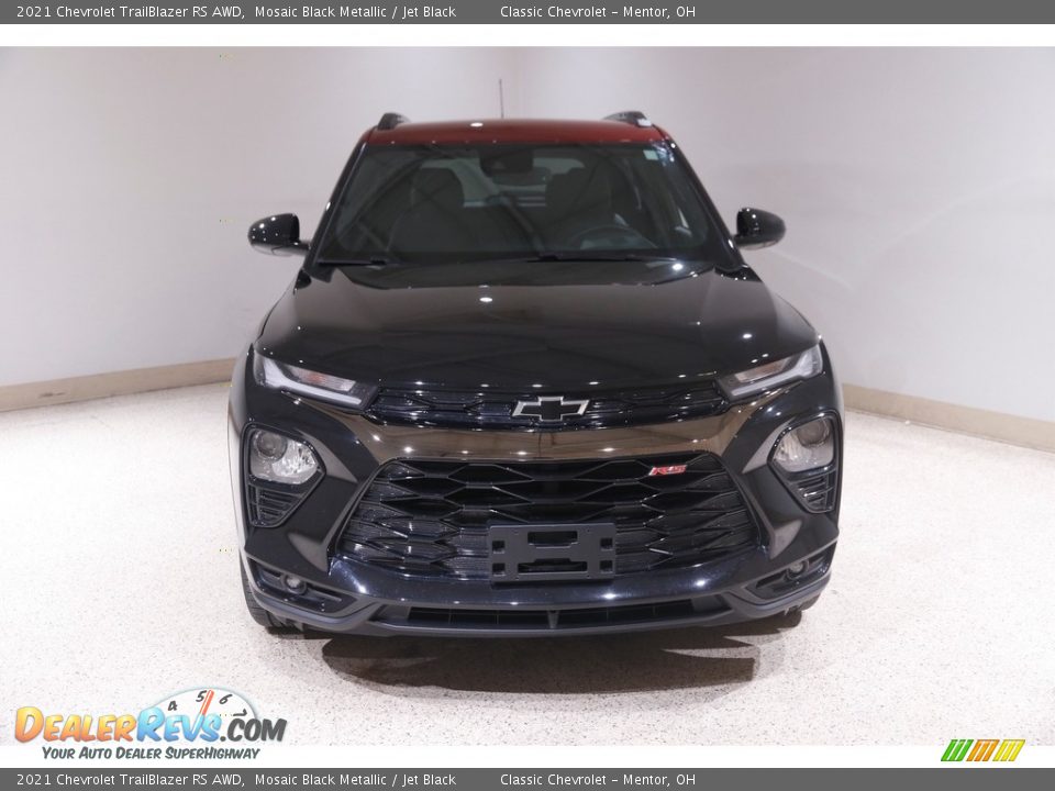 2021 Chevrolet Trailblazer RS AWD Mosaic Black Metallic / Jet Black Photo #2