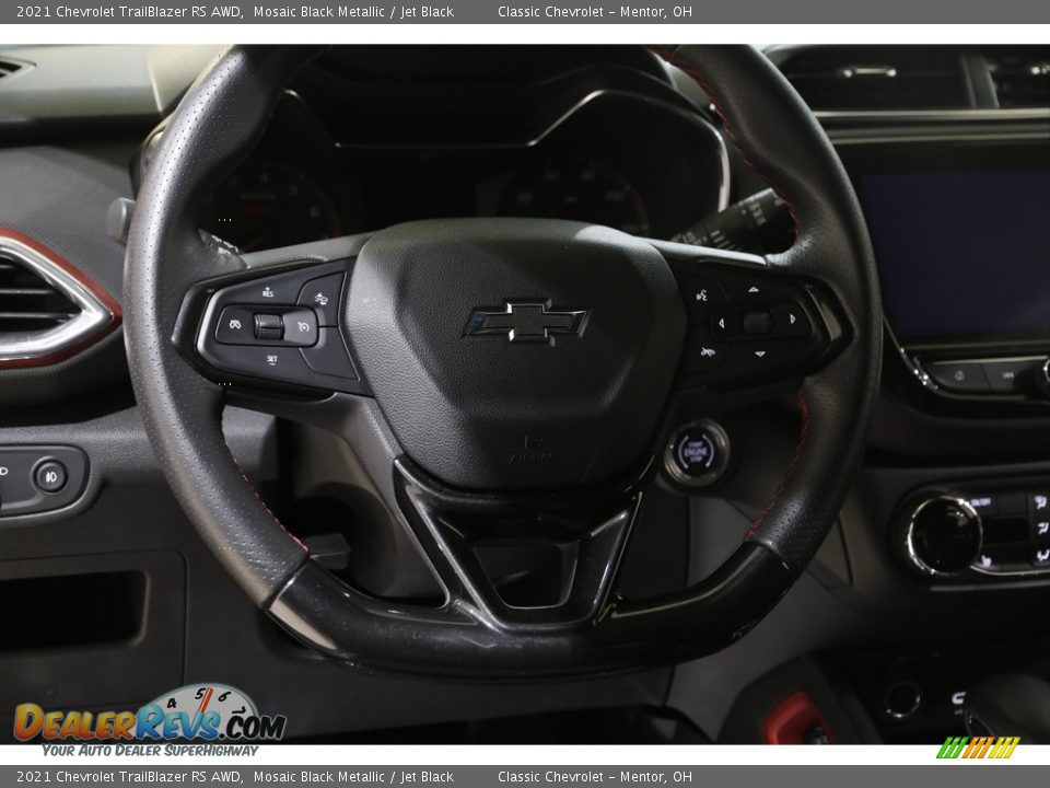 2021 Chevrolet TrailBlazer RS AWD Mosaic Black Metallic / Jet Black Photo #7
