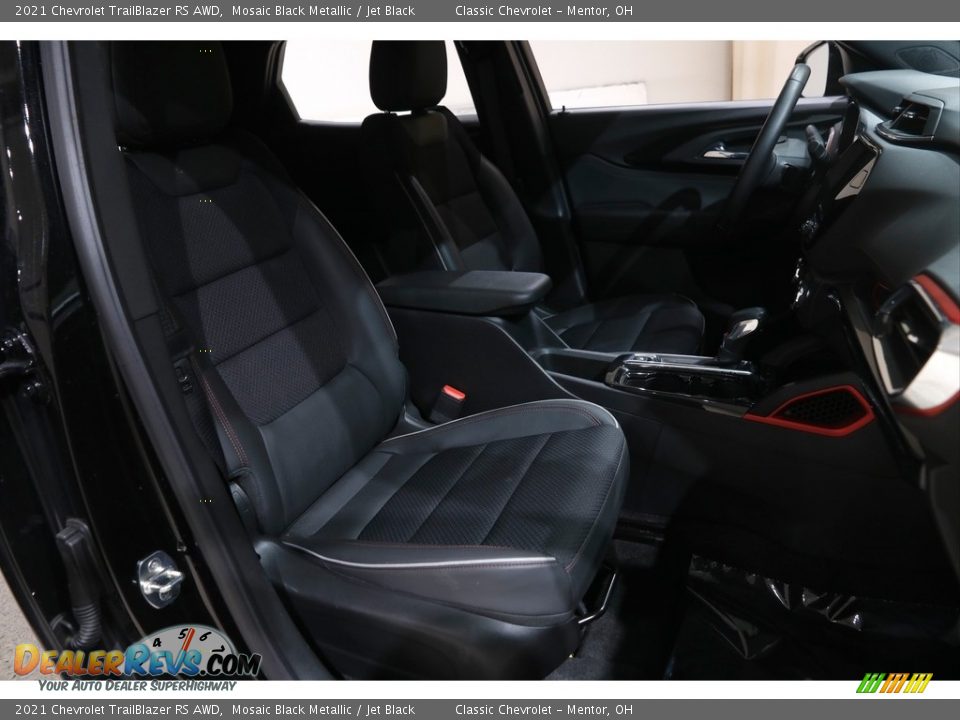 2021 Chevrolet TrailBlazer RS AWD Mosaic Black Metallic / Jet Black Photo #17