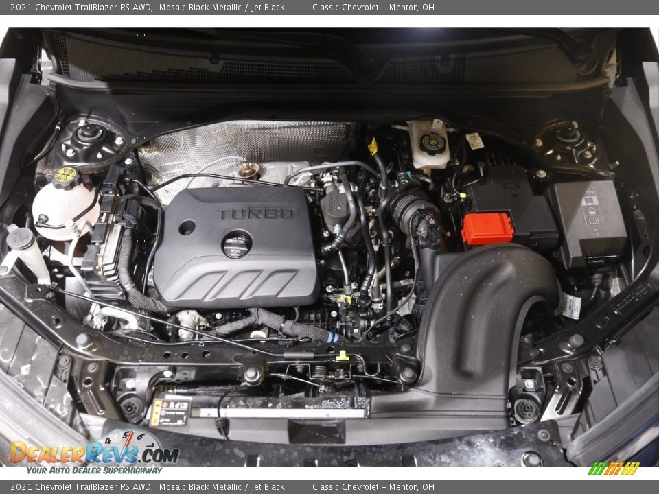 2021 Chevrolet TrailBlazer RS AWD Mosaic Black Metallic / Jet Black Photo #21