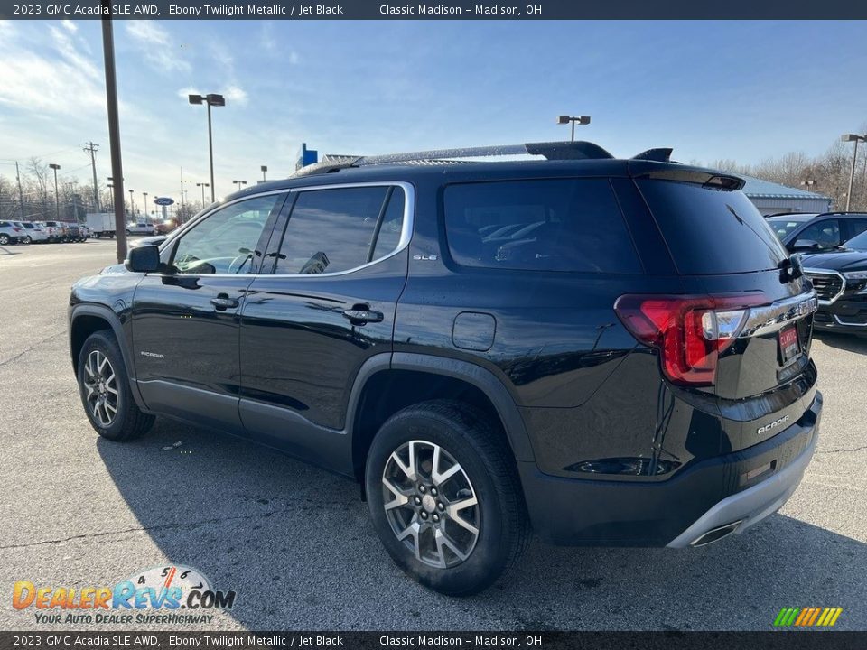 2023 GMC Acadia SLE AWD Ebony Twilight Metallic / Jet Black Photo #2