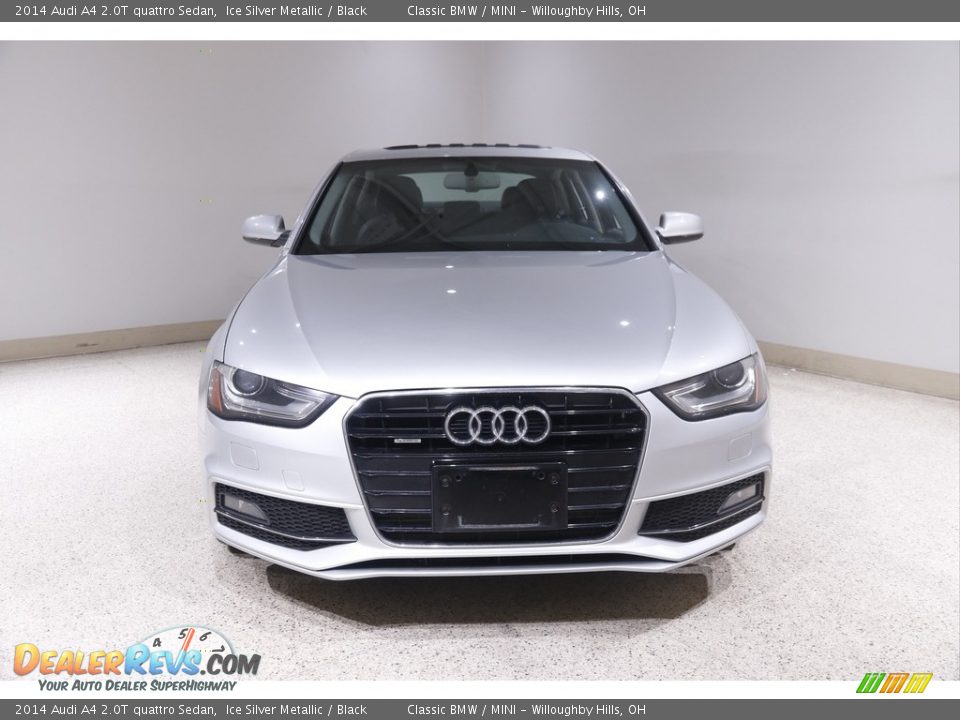 2014 Audi A4 2.0T quattro Sedan Ice Silver Metallic / Black Photo #2