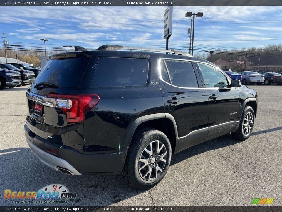 2023 GMC Acadia SLE AWD Ebony Twilight Metallic / Jet Black Photo #3