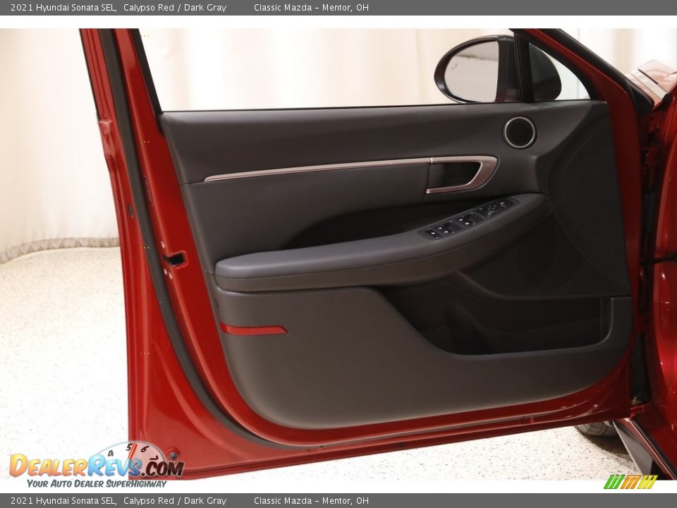 2021 Hyundai Sonata SEL Calypso Red / Dark Gray Photo #4