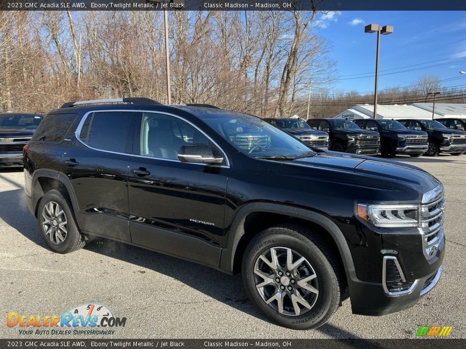 2023 GMC Acadia SLE AWD Ebony Twilight Metallic / Jet Black Photo #4
