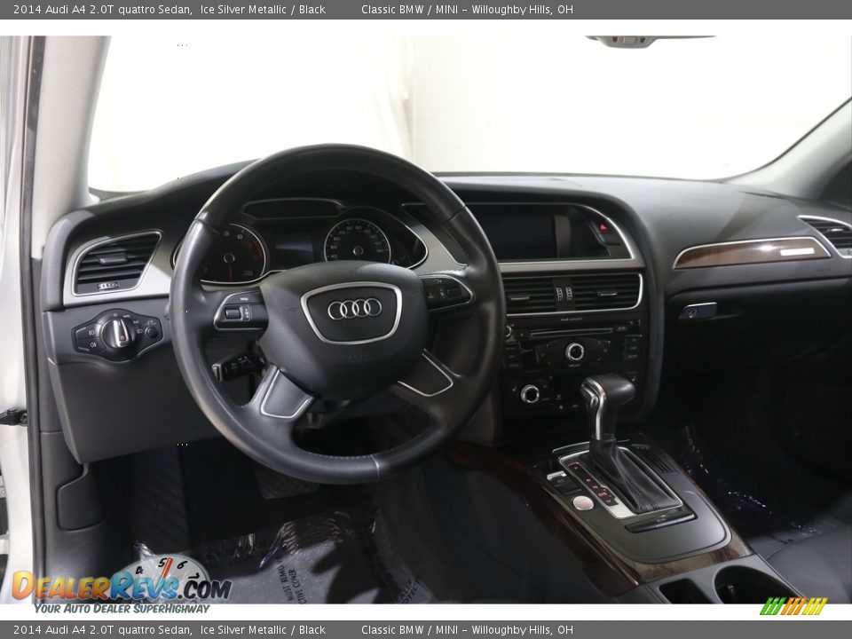 2014 Audi A4 2.0T quattro Sedan Ice Silver Metallic / Black Photo #6