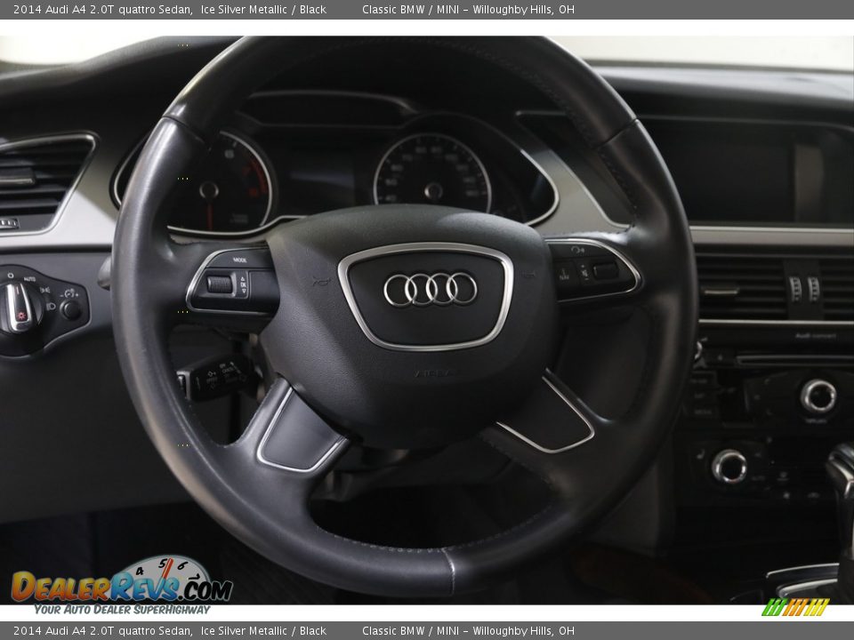 2014 Audi A4 2.0T quattro Sedan Ice Silver Metallic / Black Photo #7