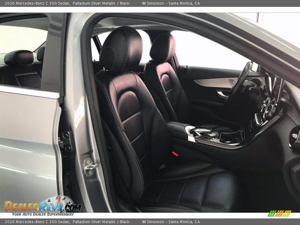 2016 Mercedes-Benz C 300 Sedan Palladium Silver Metallic / Black Photo #6