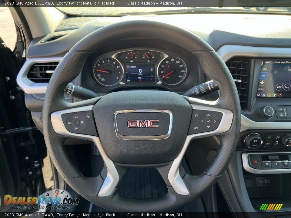2023 GMC Acadia SLE AWD Ebony Twilight Metallic / Jet Black Photo #9