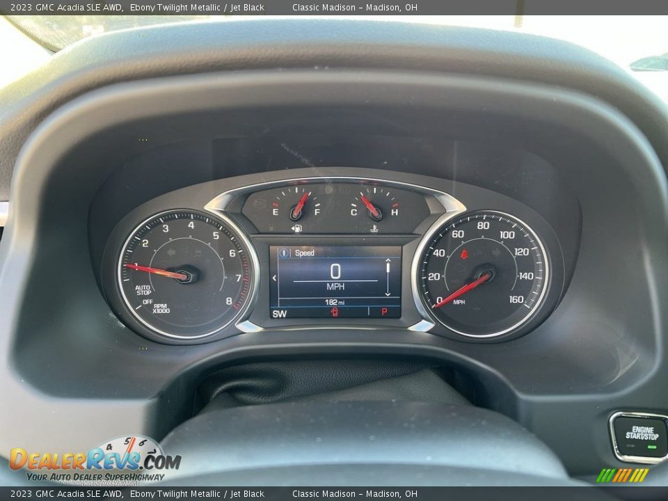2023 GMC Acadia SLE AWD Ebony Twilight Metallic / Jet Black Photo #10