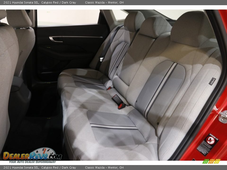 2021 Hyundai Sonata SEL Calypso Red / Dark Gray Photo #17