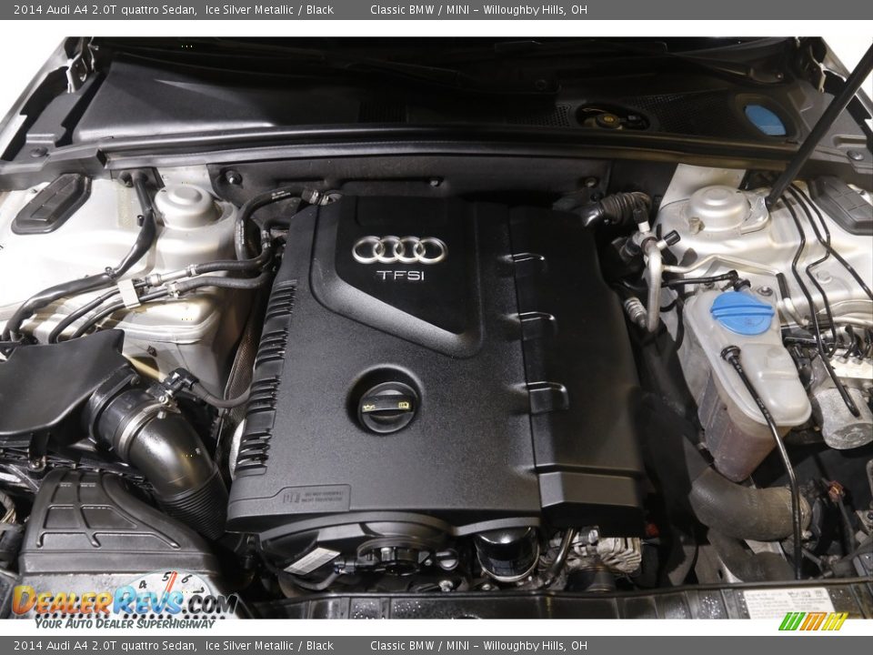 2014 Audi A4 2.0T quattro Sedan Ice Silver Metallic / Black Photo #18