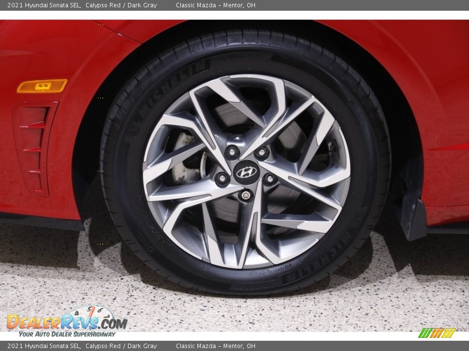2021 Hyundai Sonata SEL Calypso Red / Dark Gray Photo #20