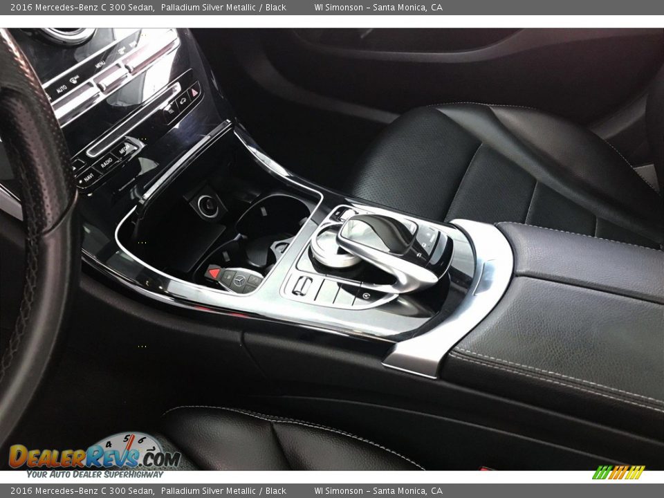 2016 Mercedes-Benz C 300 Sedan Palladium Silver Metallic / Black Photo #20