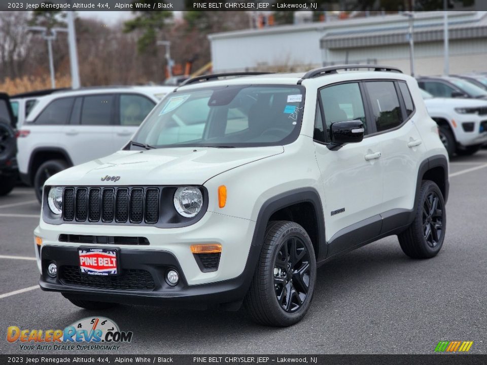 2023 Jeep Renegade Altitude 4x4 Alpine White / Black Photo #1