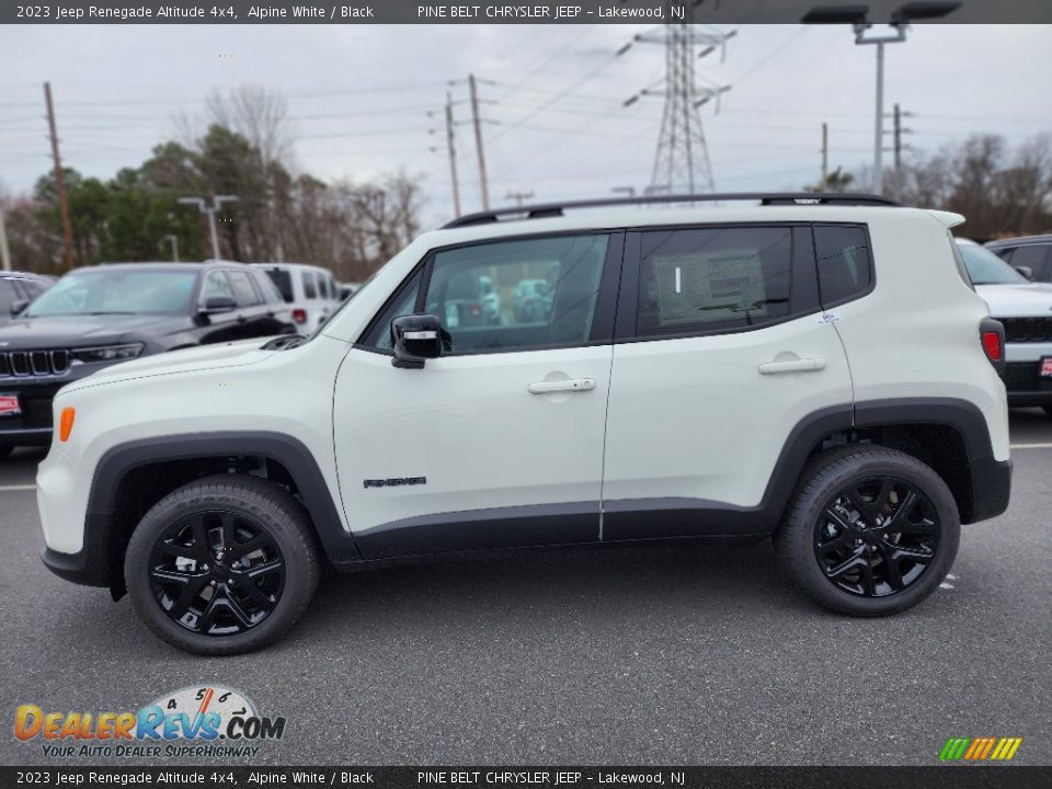 2023 Jeep Renegade Altitude 4x4 Alpine White / Black Photo #3