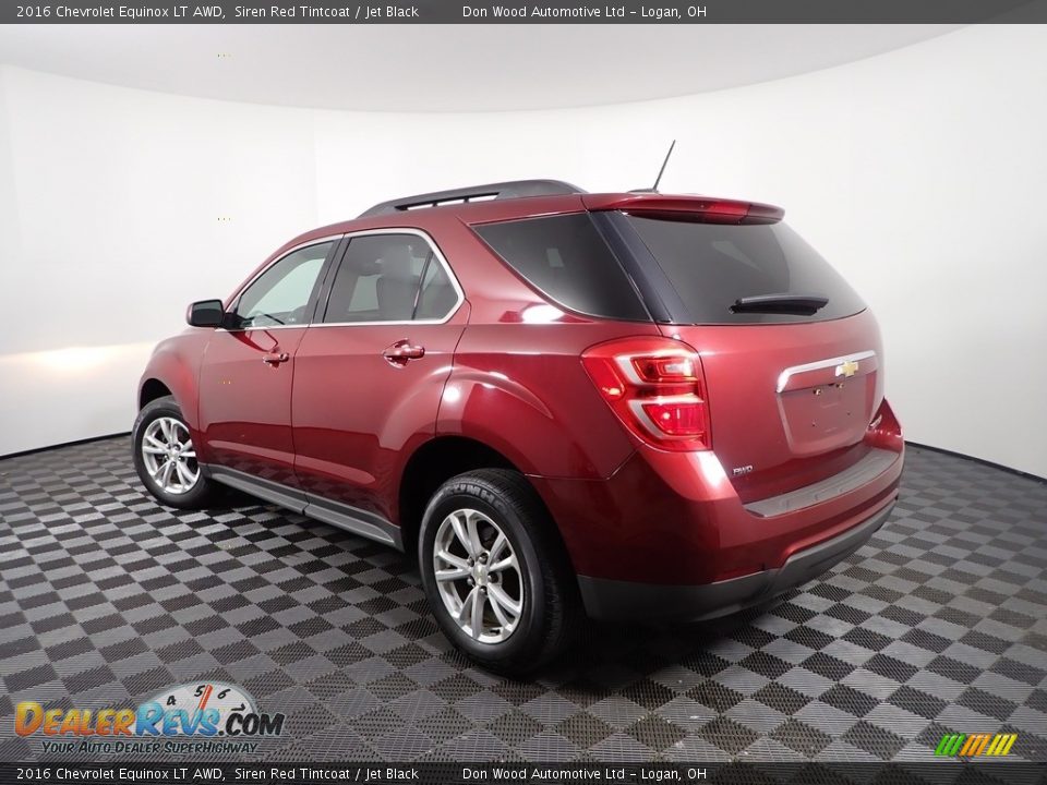 2016 Chevrolet Equinox LT AWD Siren Red Tintcoat / Jet Black Photo #6