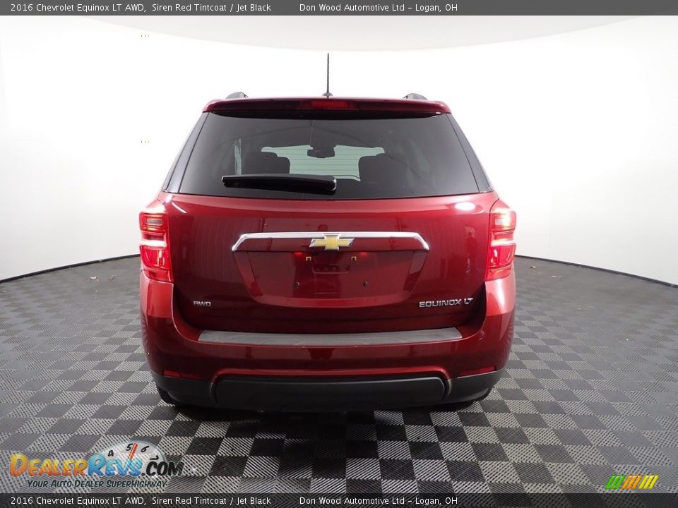 2016 Chevrolet Equinox LT AWD Siren Red Tintcoat / Jet Black Photo #7