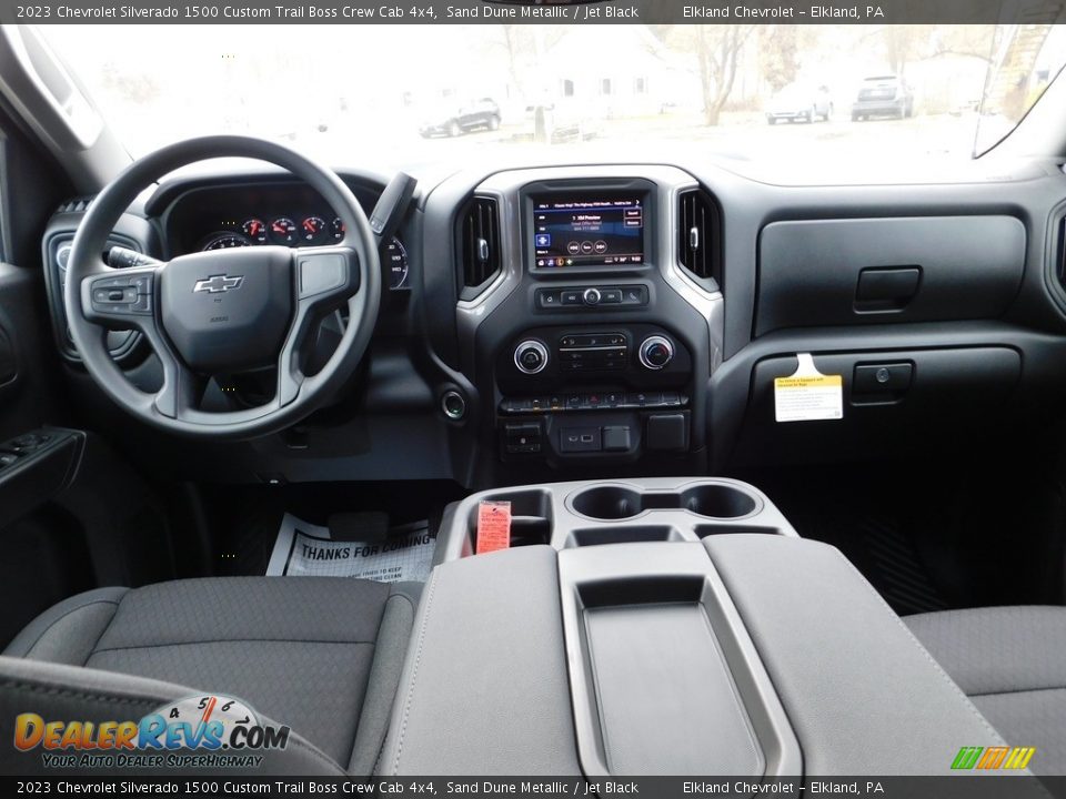 2023 Chevrolet Silverado 1500 Custom Trail Boss Crew Cab 4x4 Sand Dune Metallic / Jet Black Photo #36