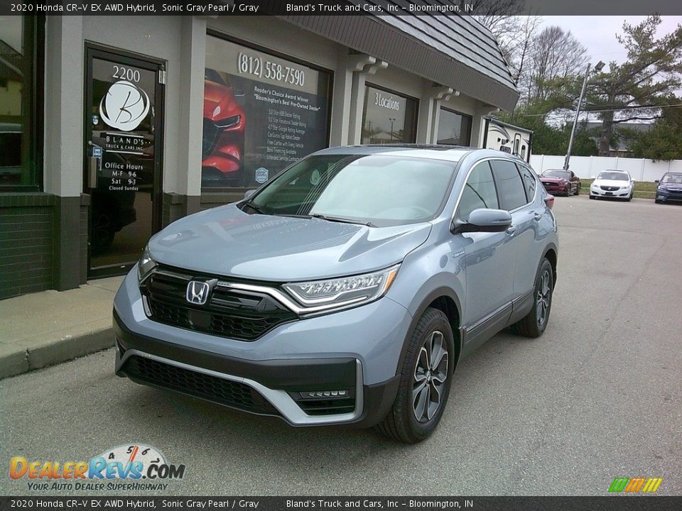 2020 Honda CR-V EX AWD Hybrid Sonic Gray Pearl / Gray Photo #2