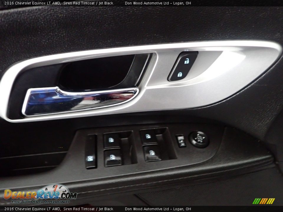 2016 Chevrolet Equinox LT AWD Siren Red Tintcoat / Jet Black Photo #12