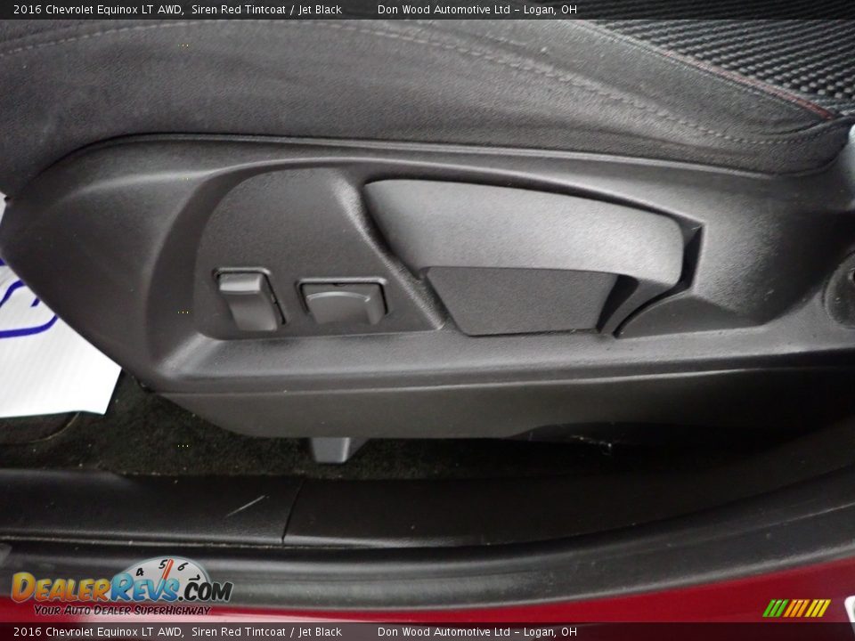 2016 Chevrolet Equinox LT AWD Siren Red Tintcoat / Jet Black Photo #13