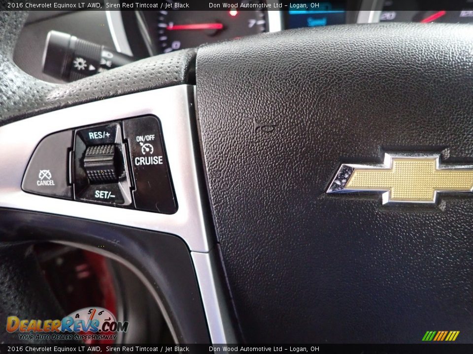 2016 Chevrolet Equinox LT AWD Siren Red Tintcoat / Jet Black Photo #15