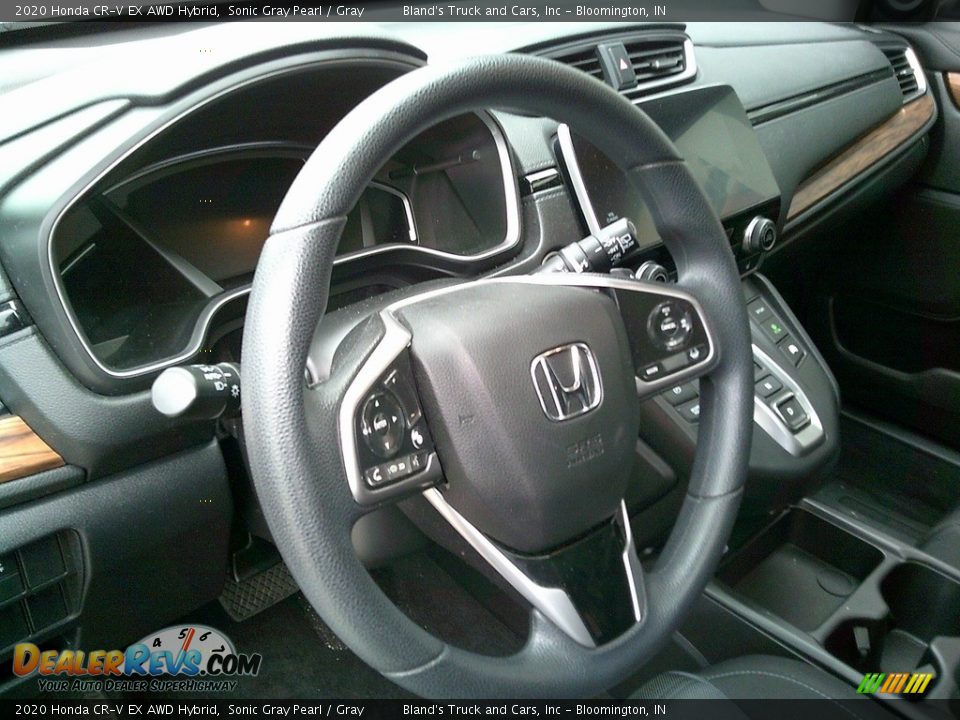 2020 Honda CR-V EX AWD Hybrid Sonic Gray Pearl / Gray Photo #7