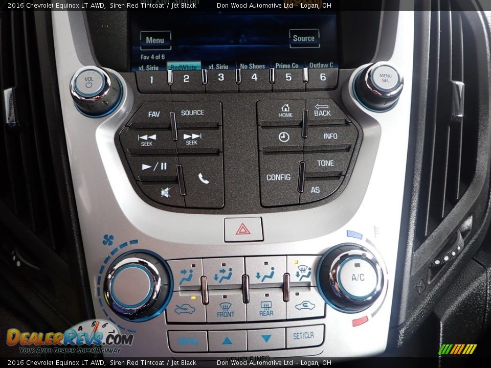 2016 Chevrolet Equinox LT AWD Siren Red Tintcoat / Jet Black Photo #18