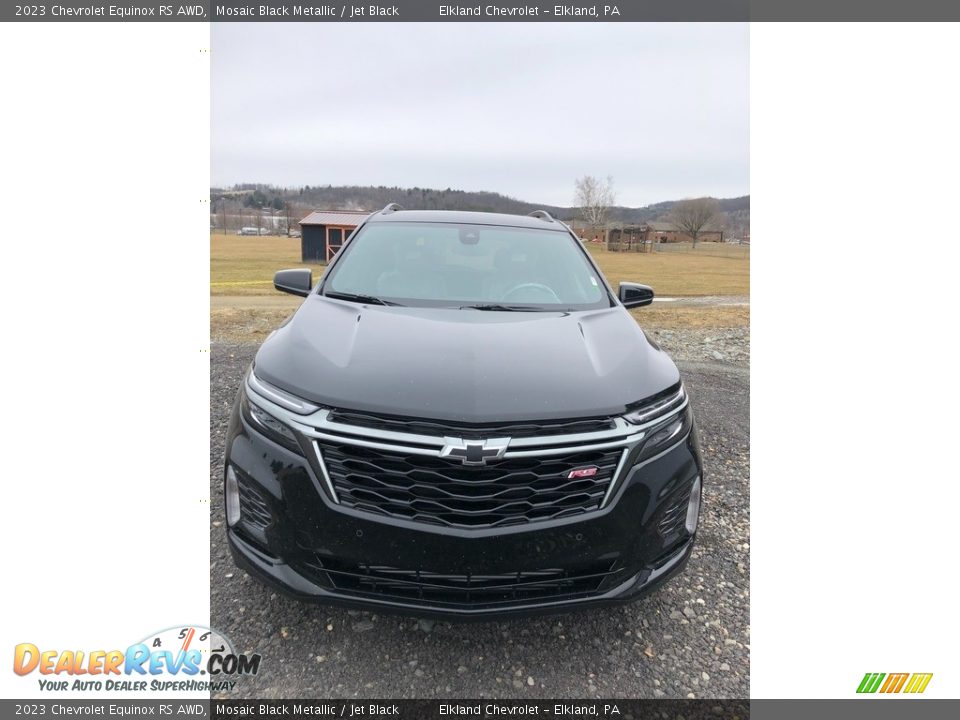 2023 Chevrolet Equinox RS AWD Mosaic Black Metallic / Jet Black Photo #2