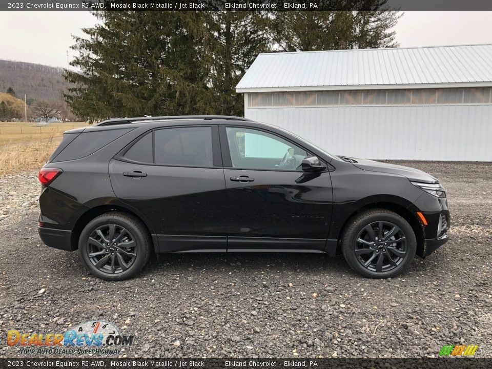 2023 Chevrolet Equinox RS AWD Mosaic Black Metallic / Jet Black Photo #4