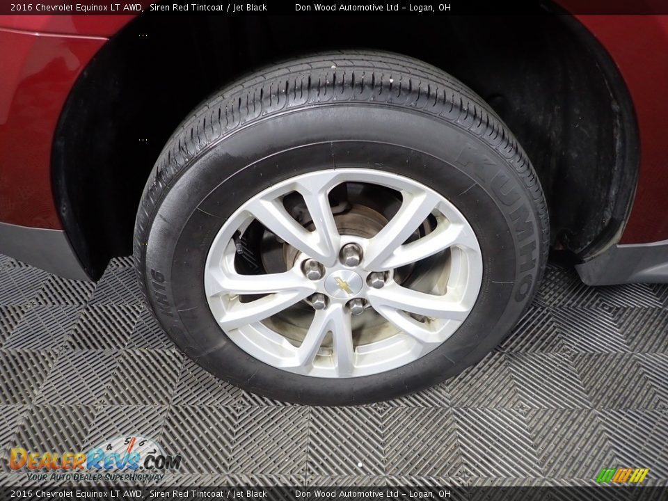2016 Chevrolet Equinox LT AWD Siren Red Tintcoat / Jet Black Photo #28