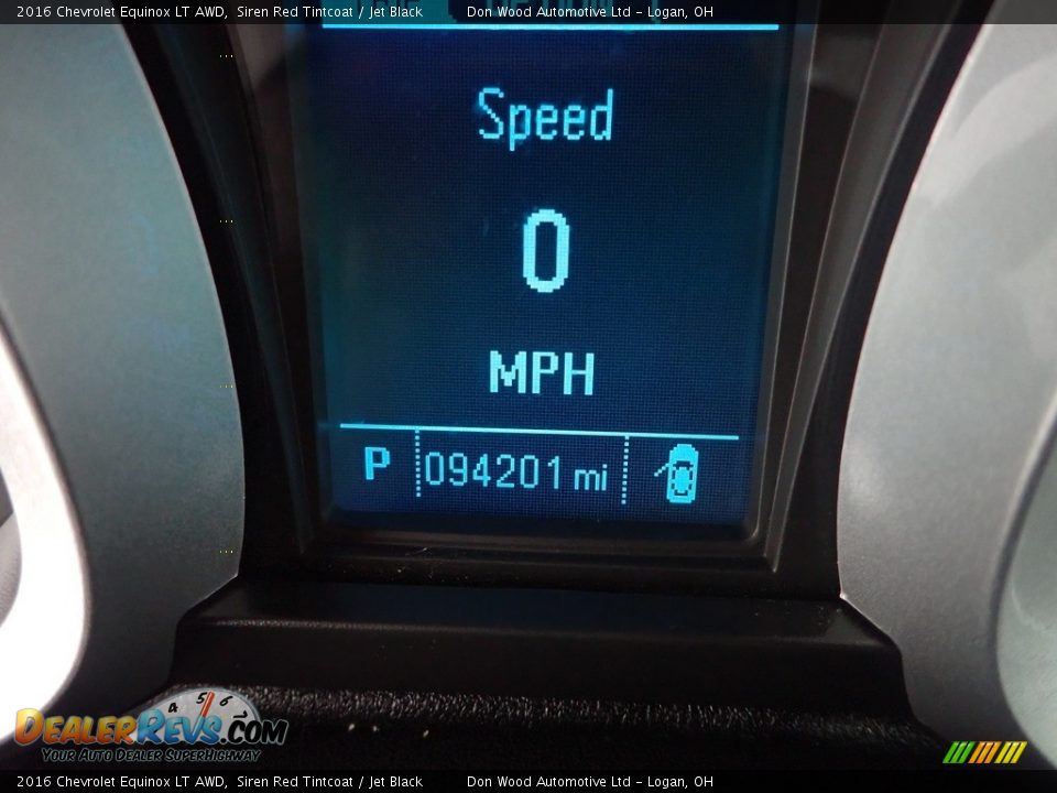 2016 Chevrolet Equinox LT AWD Siren Red Tintcoat / Jet Black Photo #29