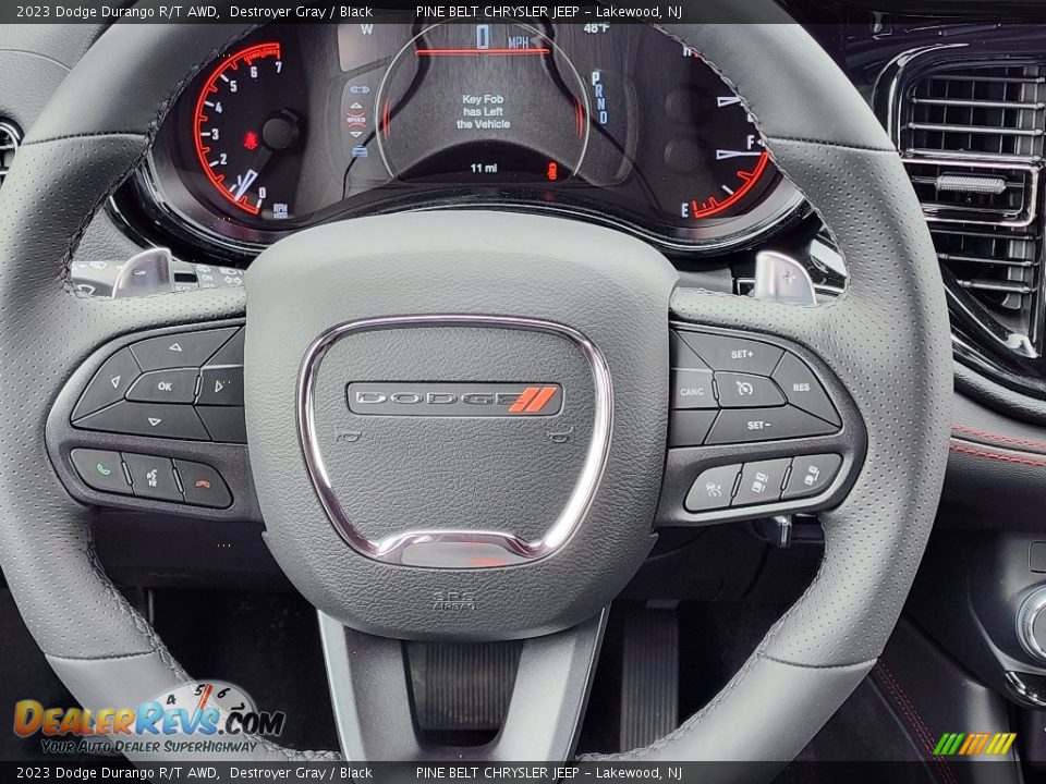 2023 Dodge Durango R/T AWD Steering Wheel Photo #12